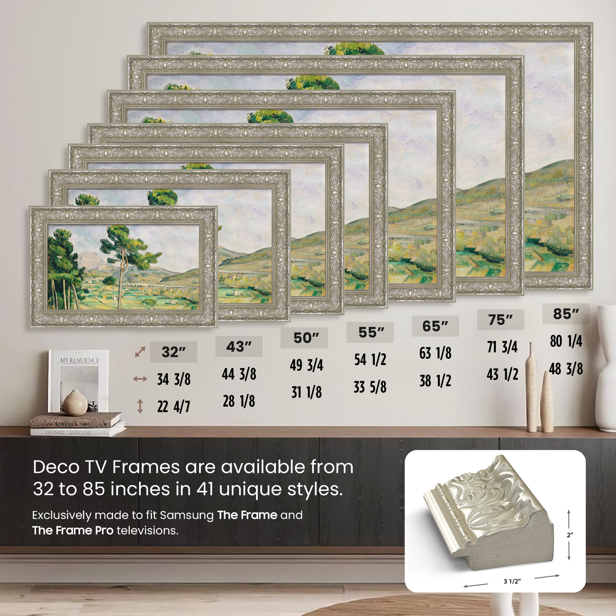 Tuscan Pearl Deco Frame (2017-2020)