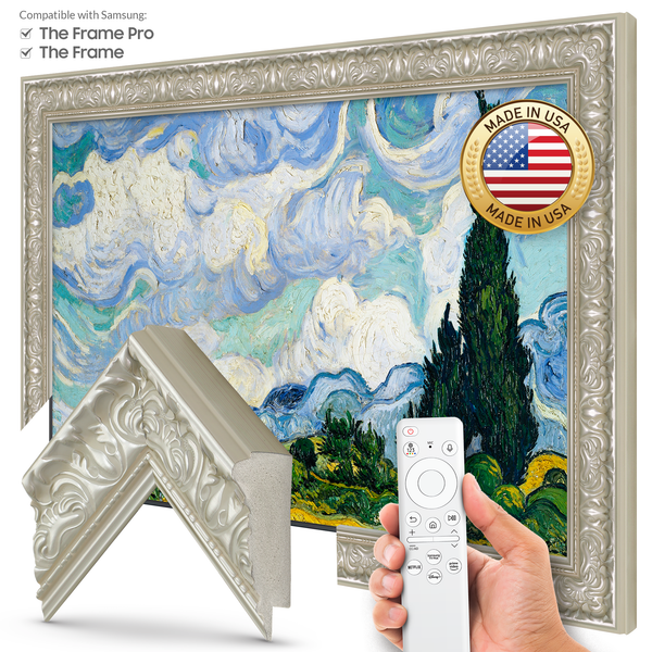 Tuscan Pearl Deco Frame | Frame My TV