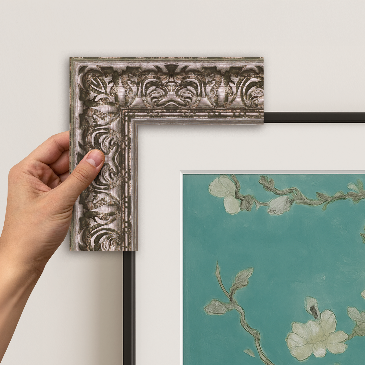 Tuscan Silver Deco Frame