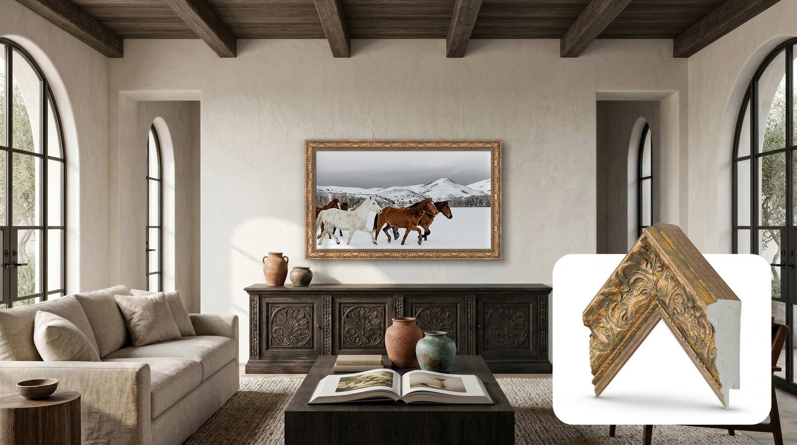 Tuscan Copper Deco Frame