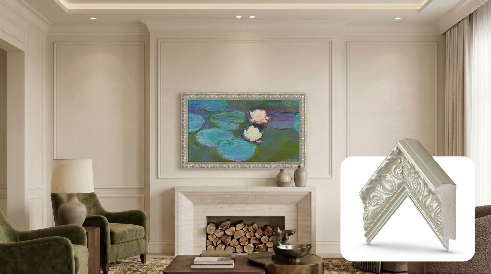 Tuscan Pearl Deco Frame