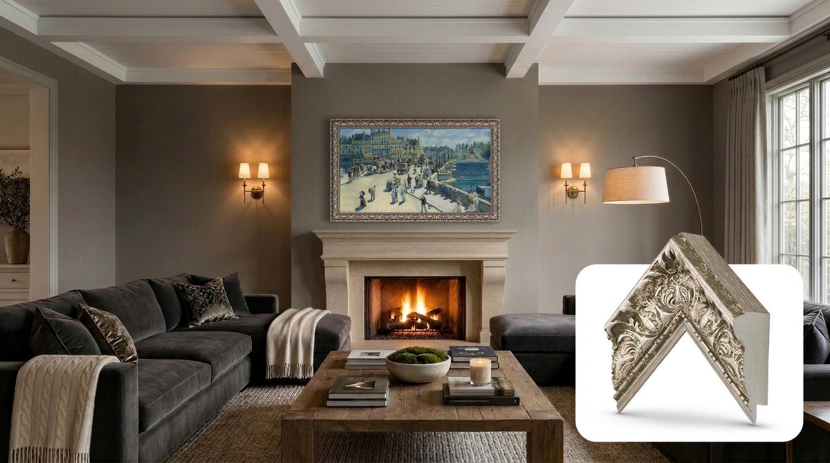 Tuscan Silver Deco Frame