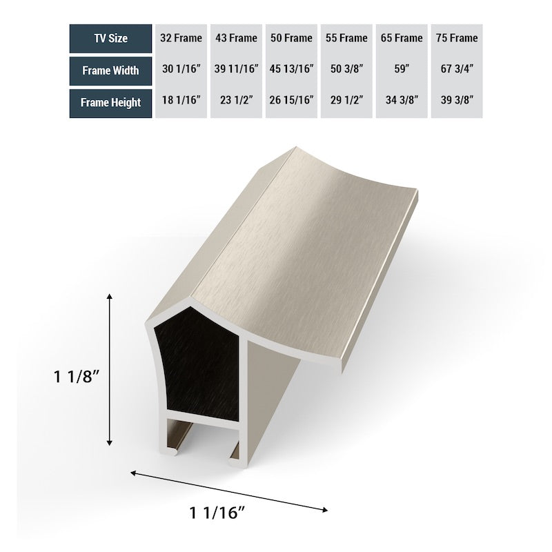 German Silver - Alloy Prismatic Samsung Frame Bezel