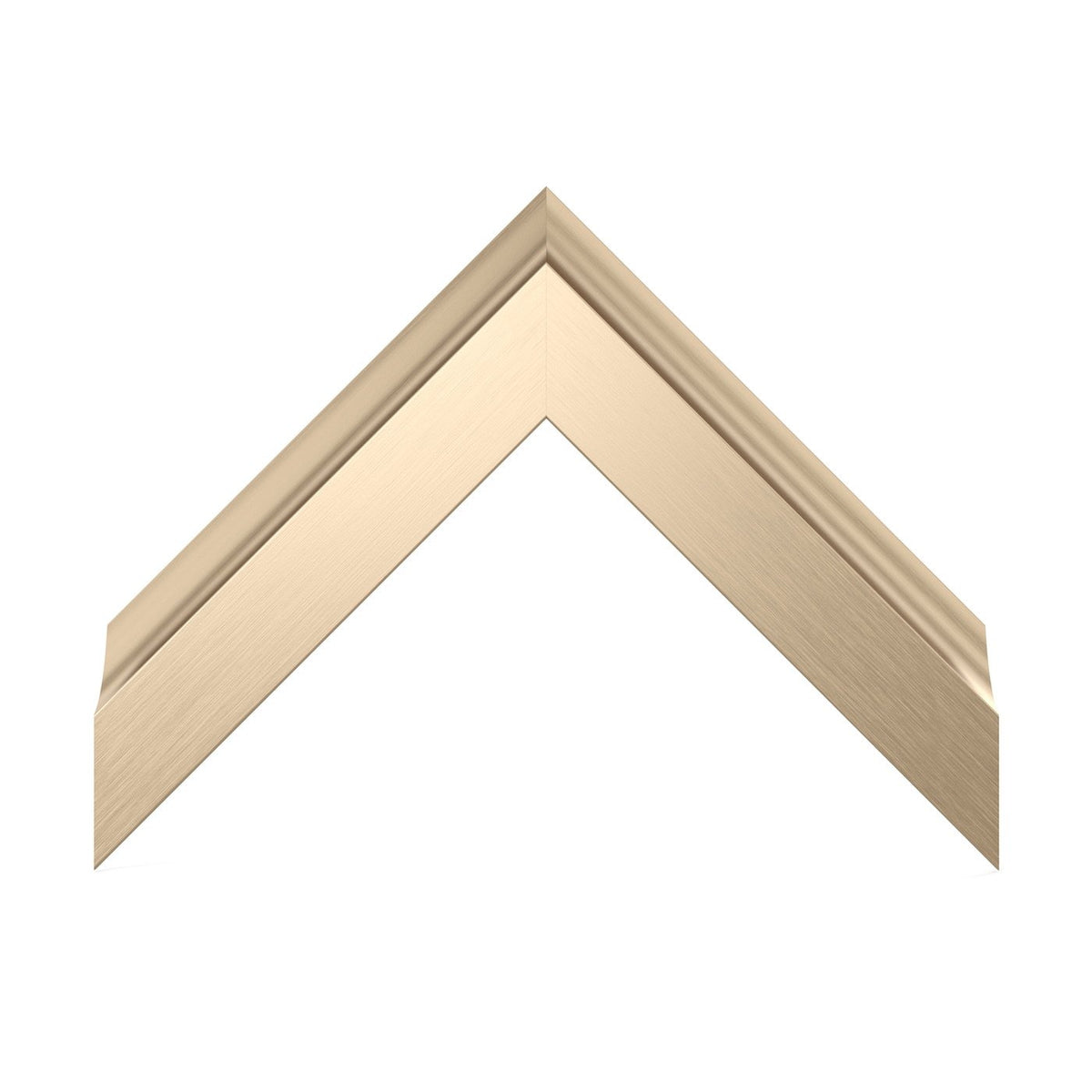 SAMPLE - Pale Gold Alloy - Profile: Scoop | Frame My TV